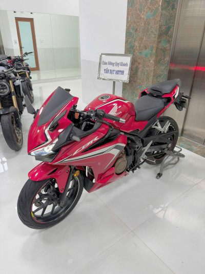 Bán CBR500R Đỏ Trắng Biển Hà Nội Giá Sinh Viên, Máy Zin Đại Chất