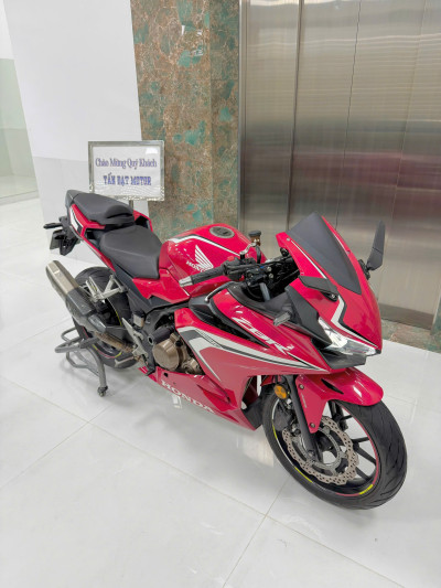 Bán CBR500R Đỏ Trắng Biển Hà Nội Giá Sinh Viên, Máy Zin Đại Chất