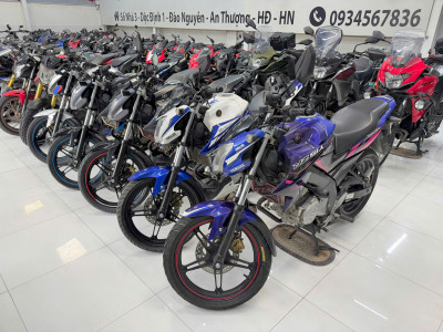 5 Triệu Đã Mua Được Xe FZ150i Xanh Trắng GP Tại Tấn Đạt Motor