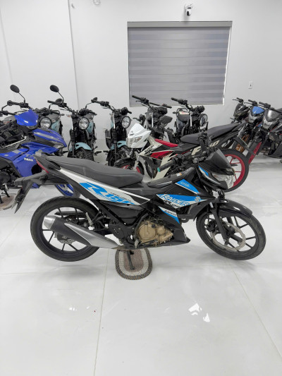5 Triệu Đã Quất Được Raider 150 Fi Trắng Xanh, Trả Góp Siêu Tốc Tại Tấn Đạt Motor