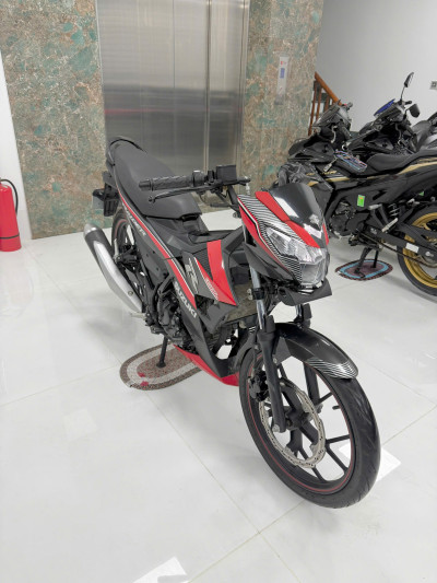 7 Triệu Đã Sắm Được Raider R150 FI Đen Đỏ Nhám, Trả Góp Siêu Tốc Tại Tấn Đạt Motor