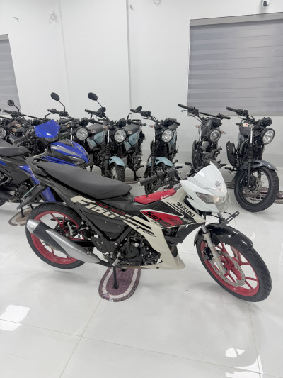 10 Triệu Đã Quất Được Satria 150 Trắng Đỏ Đời Cao, Trả Góp Siêu Tốc Tại Tấn Đạt Motor